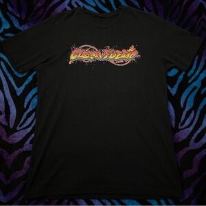 Black and multi-coloured CLEANFUEGO
graphic tee